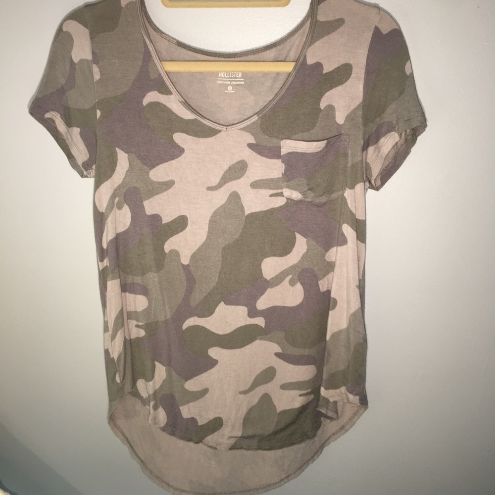Camouflage Hollister Top